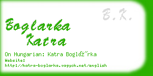 boglarka katra business card